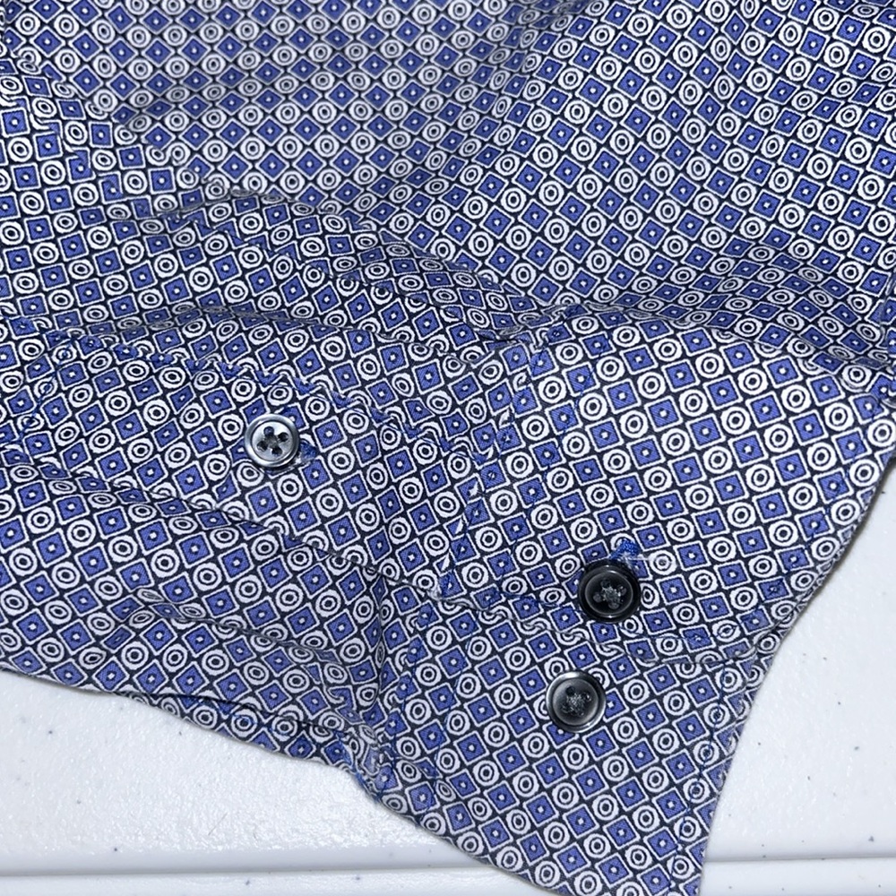 Blue Wrangler button down Large - Picture 4 of 4